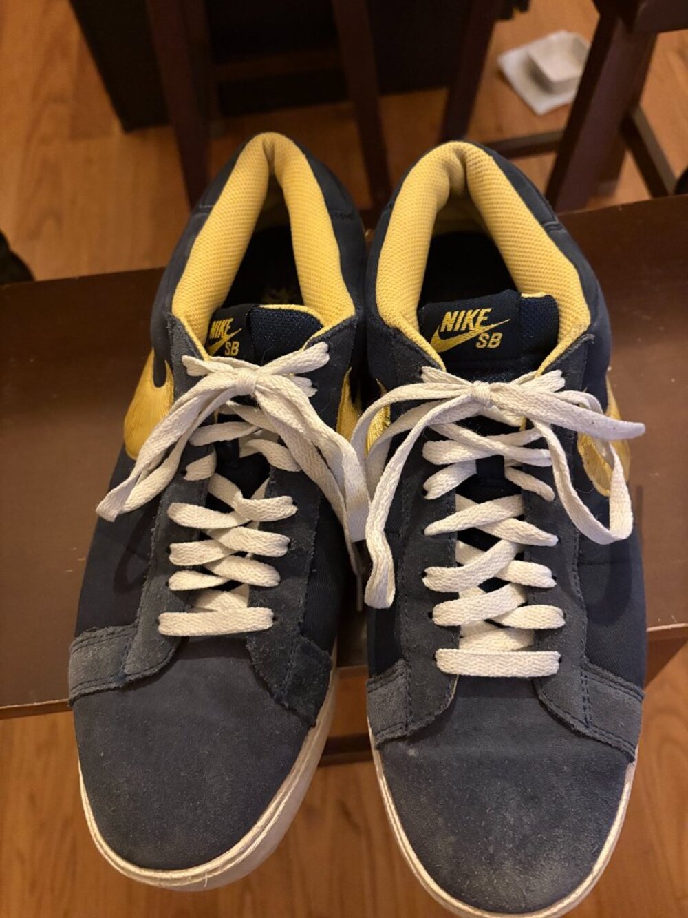 Nike SB - Blue Suede, Phat Gold Embroidered Swoosh, THESE ARE HOT!!!! - Picture 7 of 8